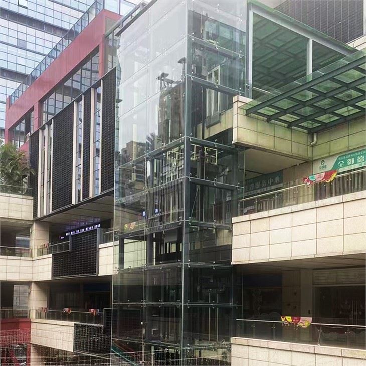 Of Elevator Glass Curtain Wall