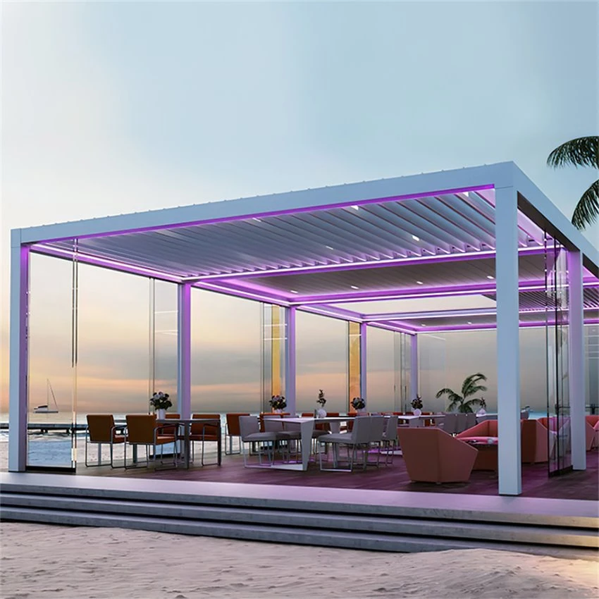 Motorized Aluminium Louvres