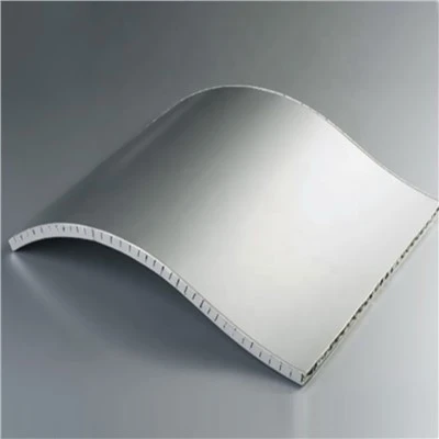 Curved Aluminium Honeycomb Panels