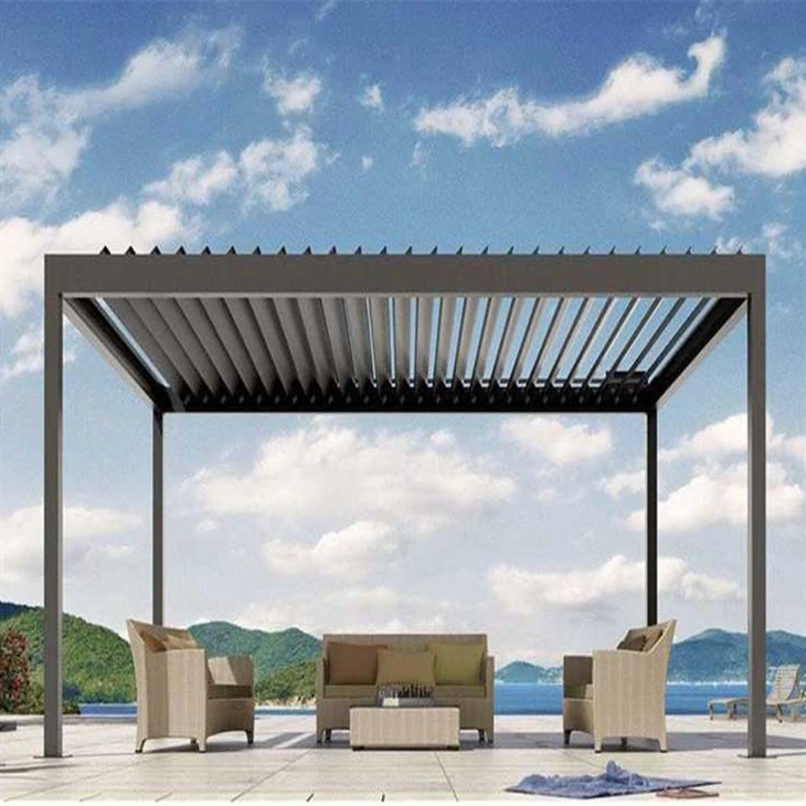 Waterproof Louvered Roof System Aluminium Pergola