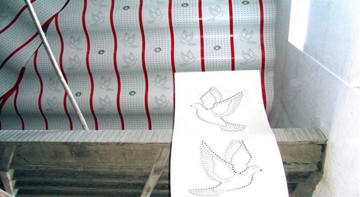 Pattern Artistic Wall Decor Cladding Panels Perforated Aluminium Ceiling Vaj Huam Sib Luag