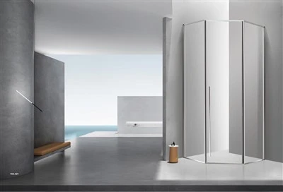 Pob Zeb Diamond Shower Room Nrog Casement Qhov Rooj