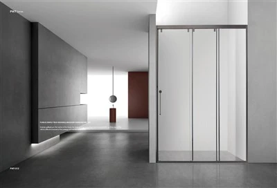 Round Short Vertical Handle Shower Room