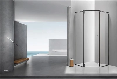 Tempered Clear Glass Casement Qhov Rooj Chav Dej